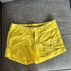 Vintage Nike The Athletic Dept Yellow Cuffed Shorts